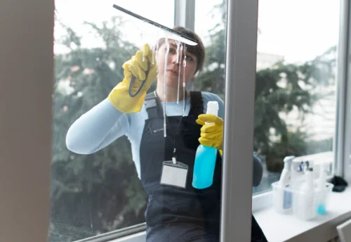 Nettoyage de vitres intérieures et extérieures à Domeyrot